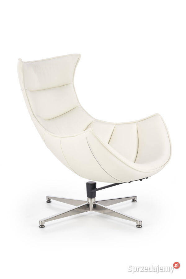 Nowoczesny fotel wypoczynkowy Lord biały Meble Golkowice