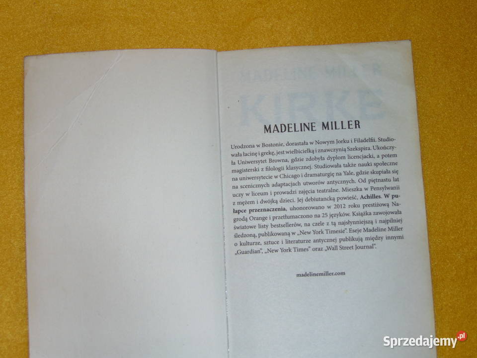 Kirke Daj jej się oczarować Madeline Miller lubelskie Lublin