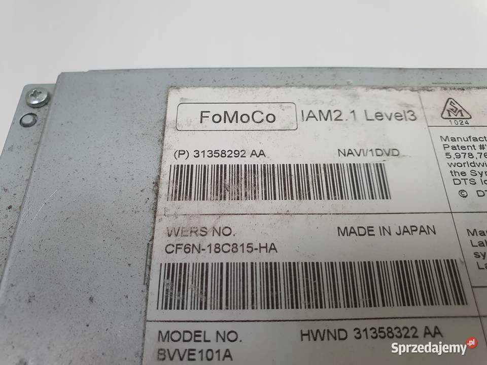 Volvo V40 II V60 S60 II CZYTNIK PŁYT CD radio osobowe Chełm
