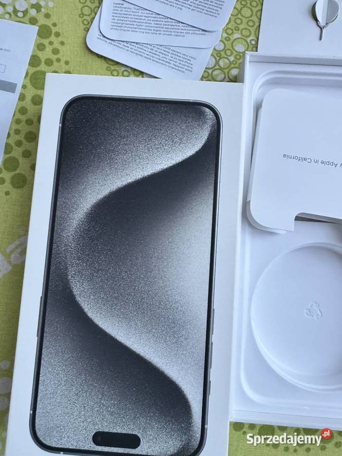 iPhone 15 Pro 256GB White Titanium IDEALNY STAN Mielec