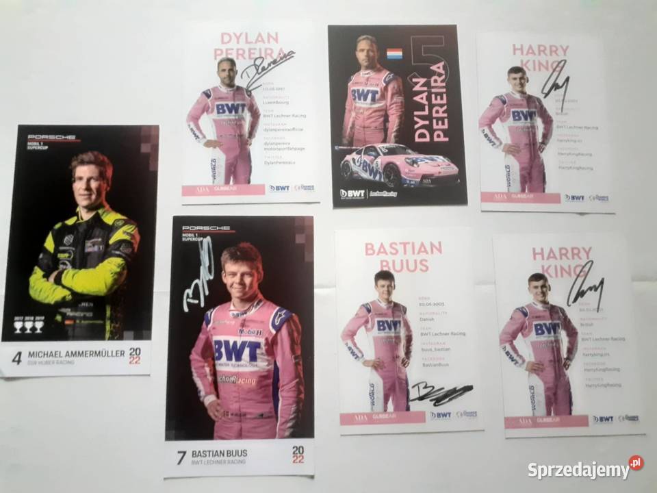 Komplet kart Porsche Racing Warszawa