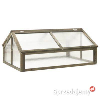 vidaXL Inspekt szary 114x80x50 drewno