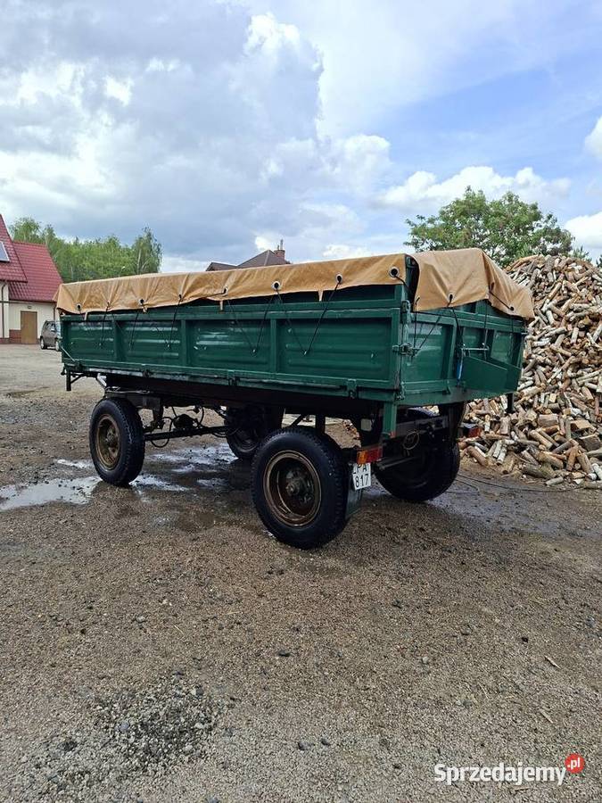 Przyczepa wywrotka D47 sprawna zarejestrowana lubelskie Parczew