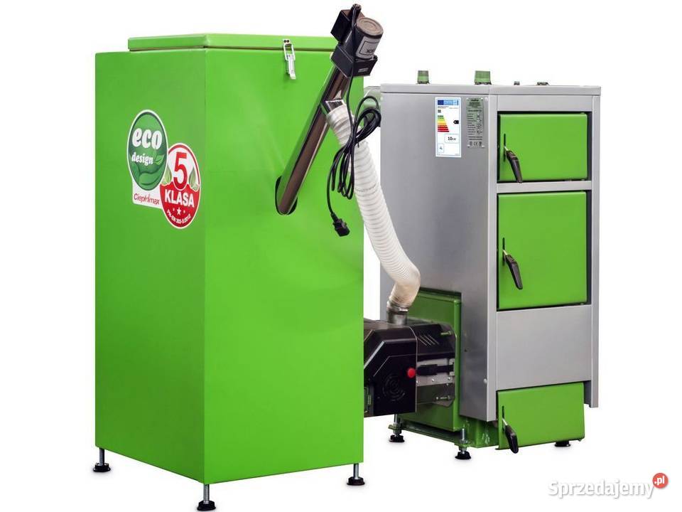 Kocioł kotły piec NKGP 25kW z podajnikiem na Pleszew