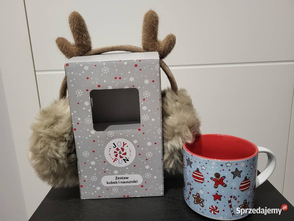 Zestaw Kubek i nauszniki JoyFun na Mikołajki sprzedam