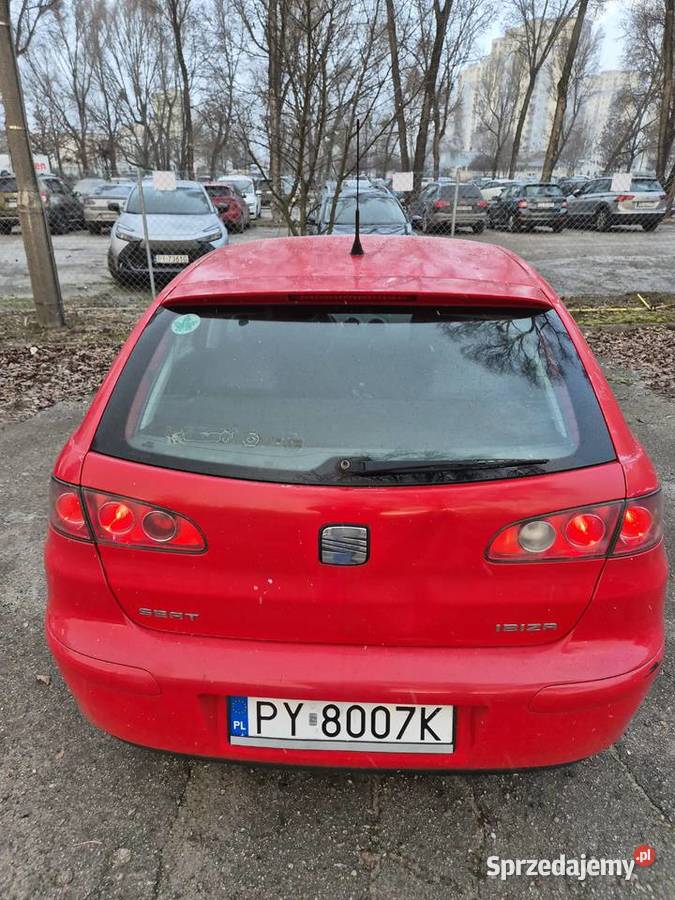 Seat Ibiza 14 16V 75 2003 r przebieg 78507 Ibiza Poznań