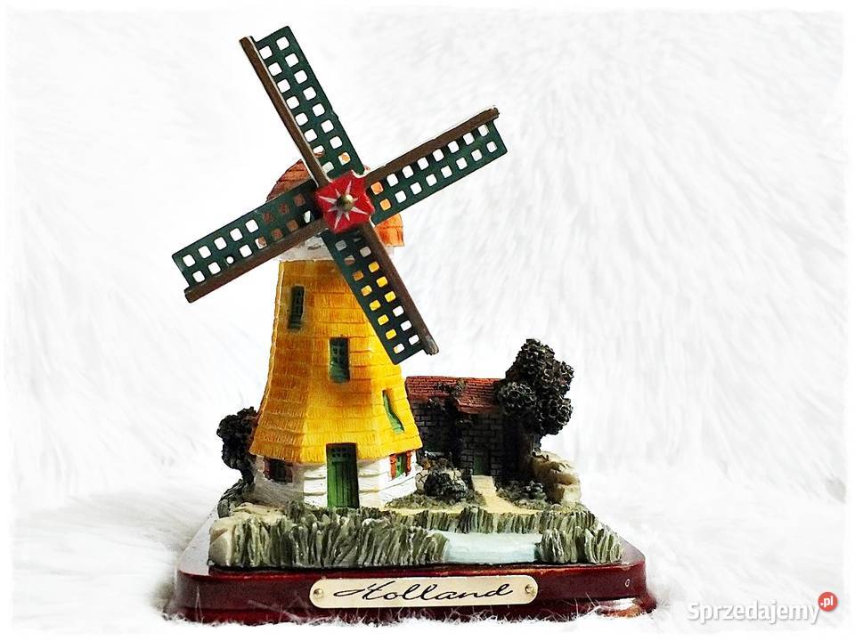 Miniaturowy Młyn Wiatrak HOLLAND MATIX ruchome lubuskie Żary