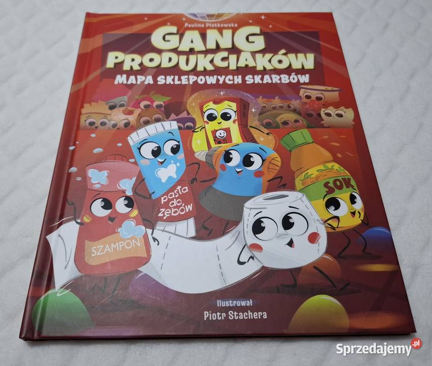 Gang produkciaków mapa sklepowych skarbów Książki dla dzieci Czeladź