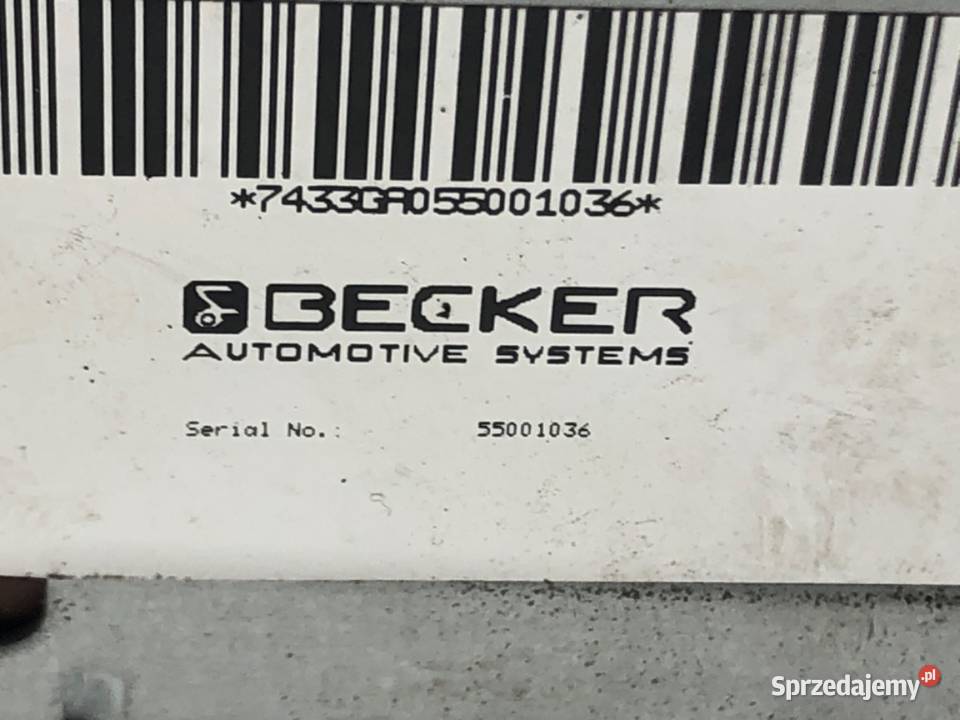 RADIO RENAULT SCNIC II 8200484424T 0310 osobowe