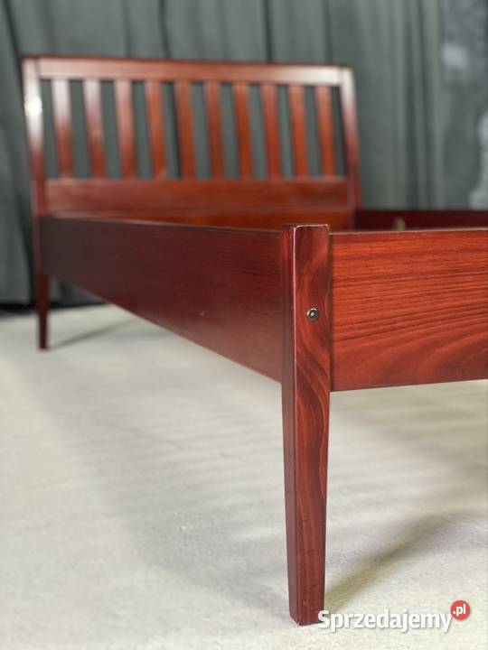 Łóżko drewniane 100x200 regulowany stelaż lite Budno