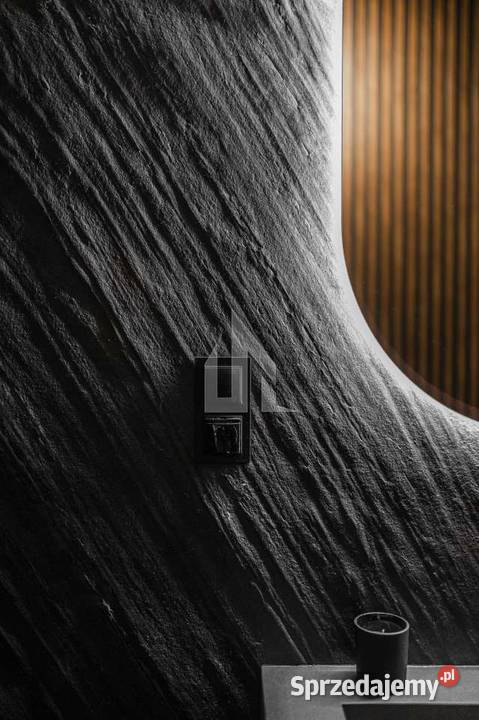 OCEAN BLACK czarna tapeta z kamienia naturalnego małopolskie Kraków