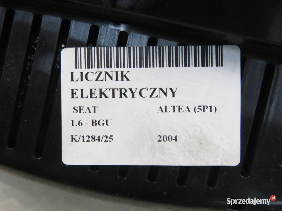 LICZNIK SEAT ALTEA 5P1 16 102 5P0920802F