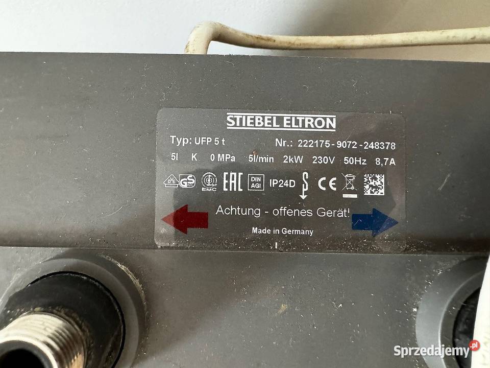 Bojler Elektryczny Podgrzewacz 5L Stan Busko-Zdrój
