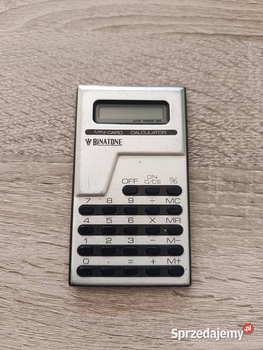 Zabytkowy kalkulator Binatone MiniCard Rzeszów