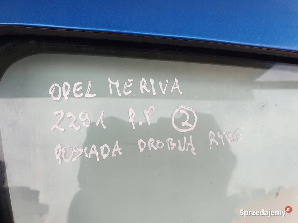 Opel Meriva A PRZEDNIE DRZWI PRAWE PRZÓD Z291 Drzwi Rudka