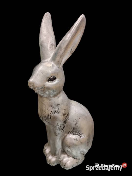 Zając Wielkanocny srebrny duzy podkarpackie Dębica