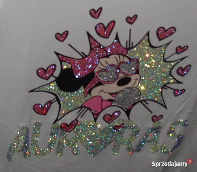 KoszulkaTshirt MIKI kolorowe cyrkonie rSM Rawicz sprzedam