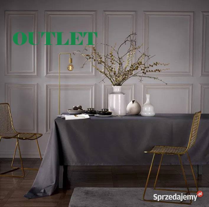 Obrus plamoodporny szary antracyt 150x260 Warszawa