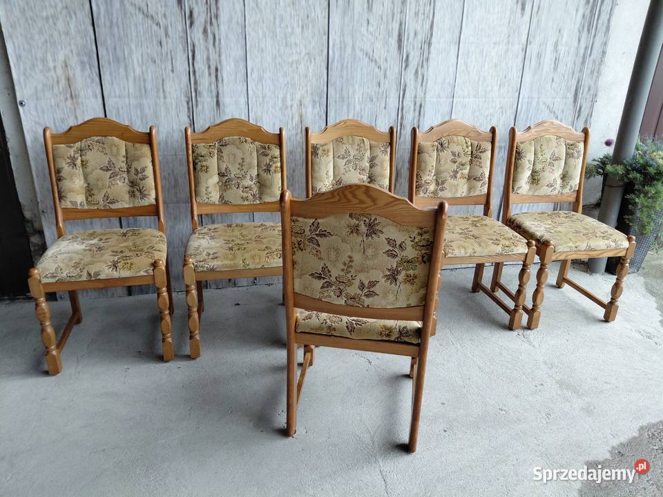 krzesła 6 sztuk 946 kujawsko-pomorskie Byczyna