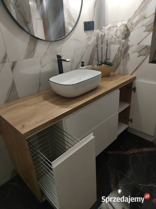 Szafka pod umywalkę 130 kosz cargo na bieliznę Lublin