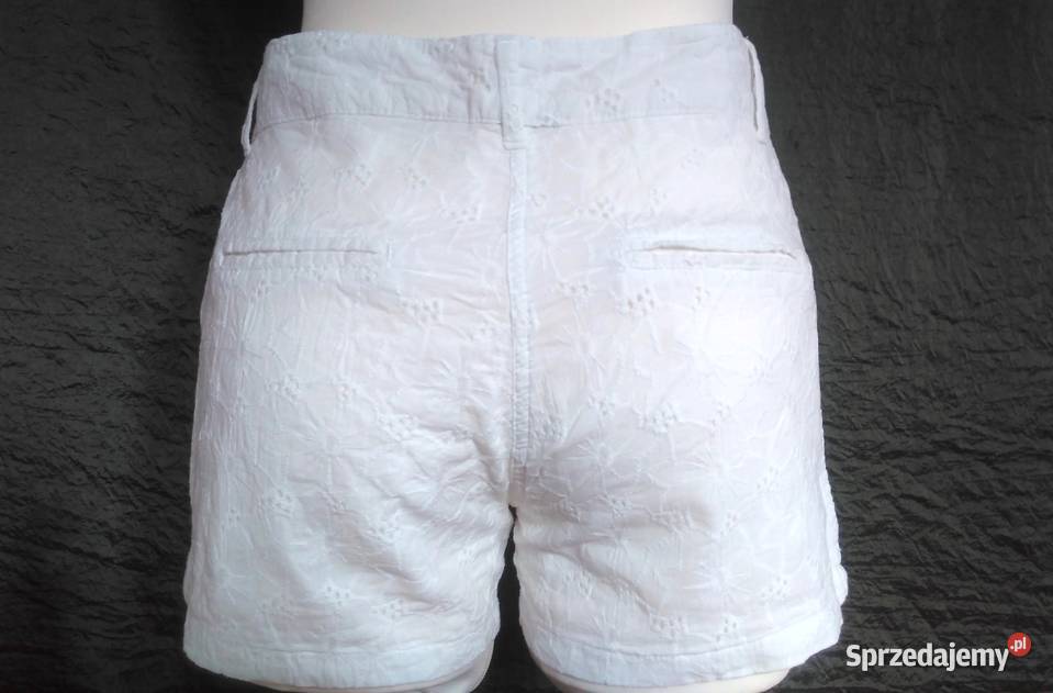 SPODENKI białe Damskie HAFT r 3638 Bawełna NOWE Rozmiar 38(M) Białystok