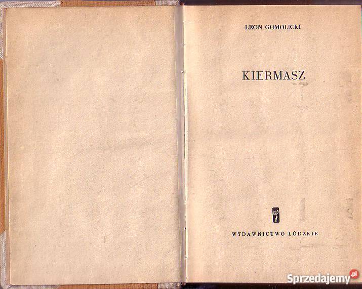 8876 KIERMASZ LEON GOMOLICKI Czyrna sprzedam