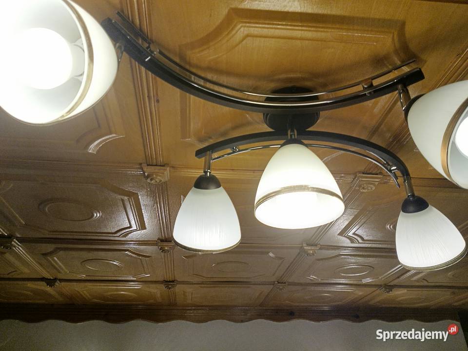Lampa sufitowa 5kloszy Andrychów sprzedam