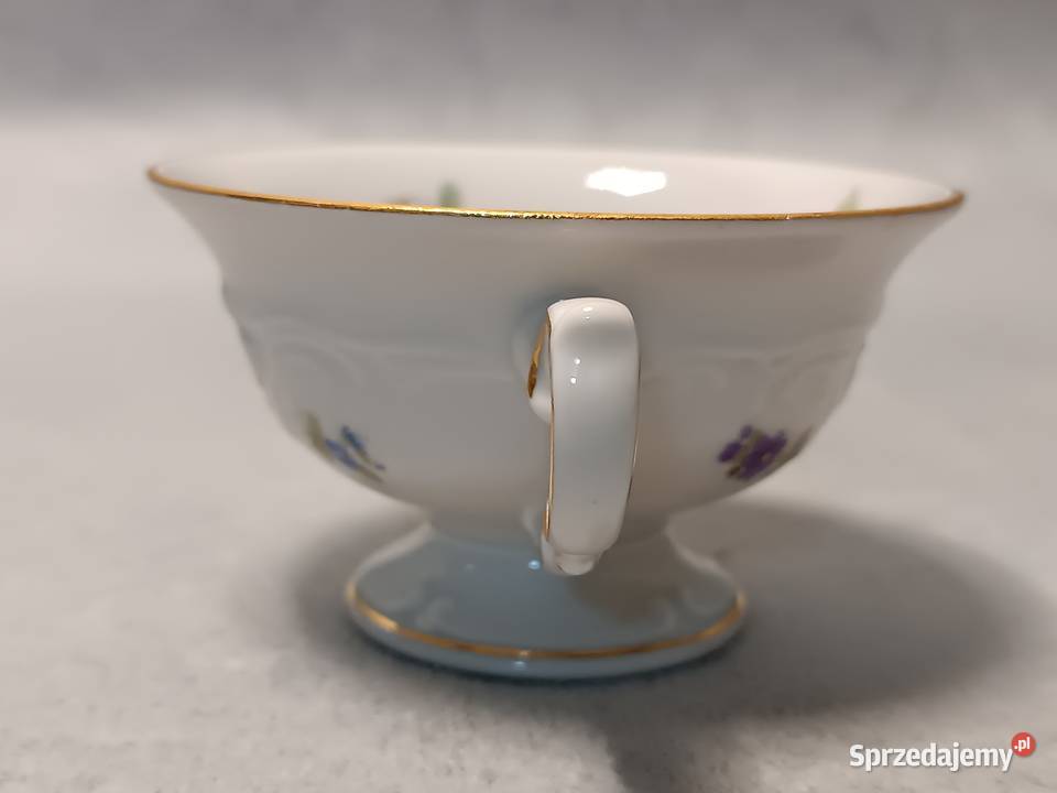 KPM Krister Friederike Filiżanka Duet Kwiaty Gdańsk