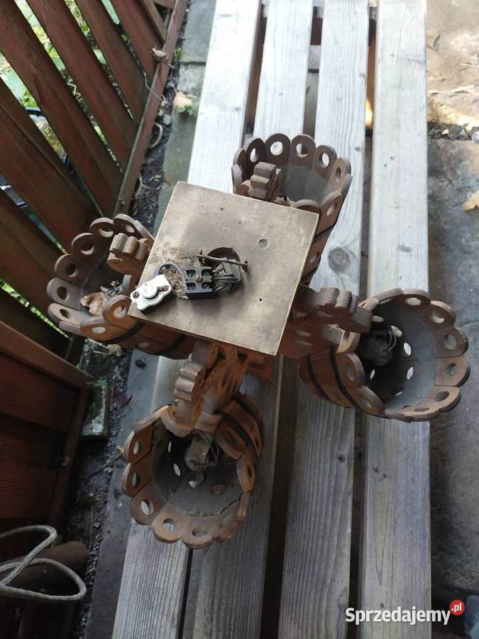 Lampa góralska styl zakopiański drewniana Katowice