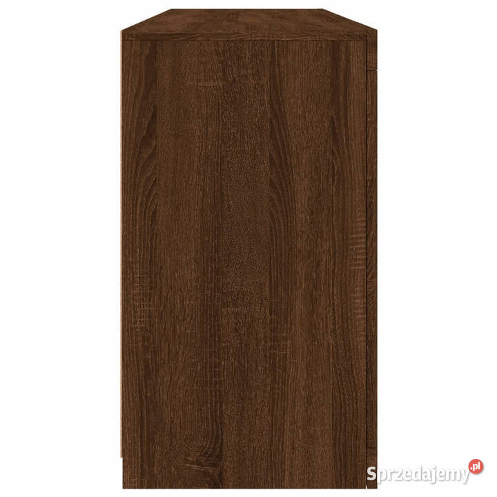 Szafka z oświetleniem LED brązowy dąb 163x37x67 Warszawa