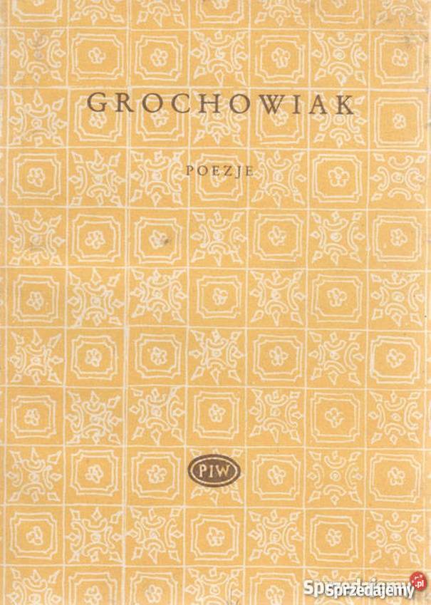 POEZJE GROCHOWIAK STANISŁAW Płock