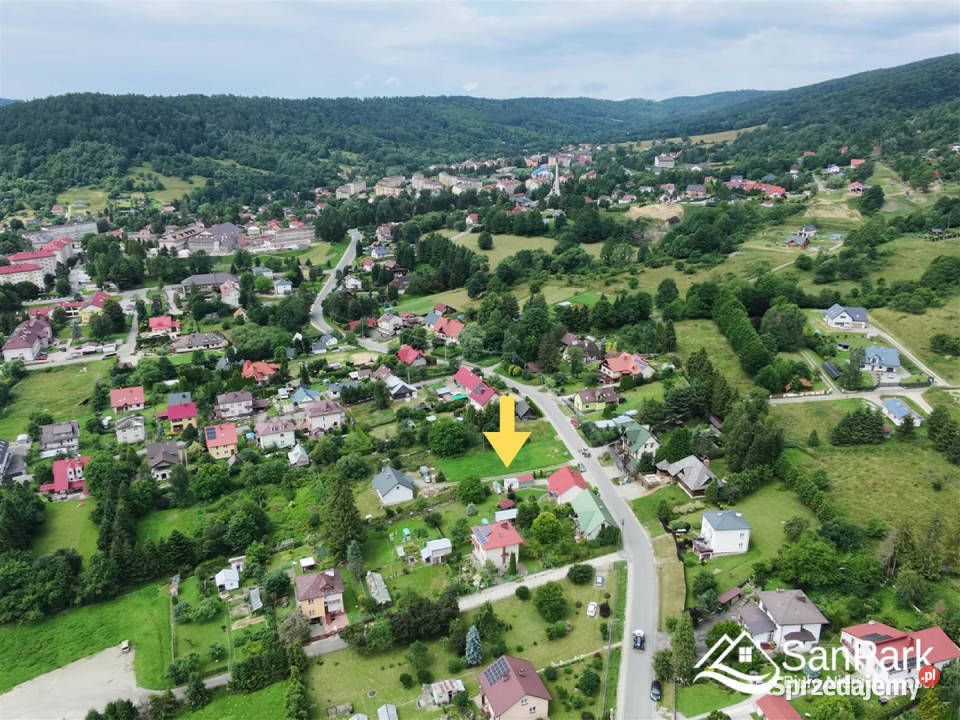 Działka do sprzedania Ustrzyki Dolne 1374m2 budowlana podkarpackie