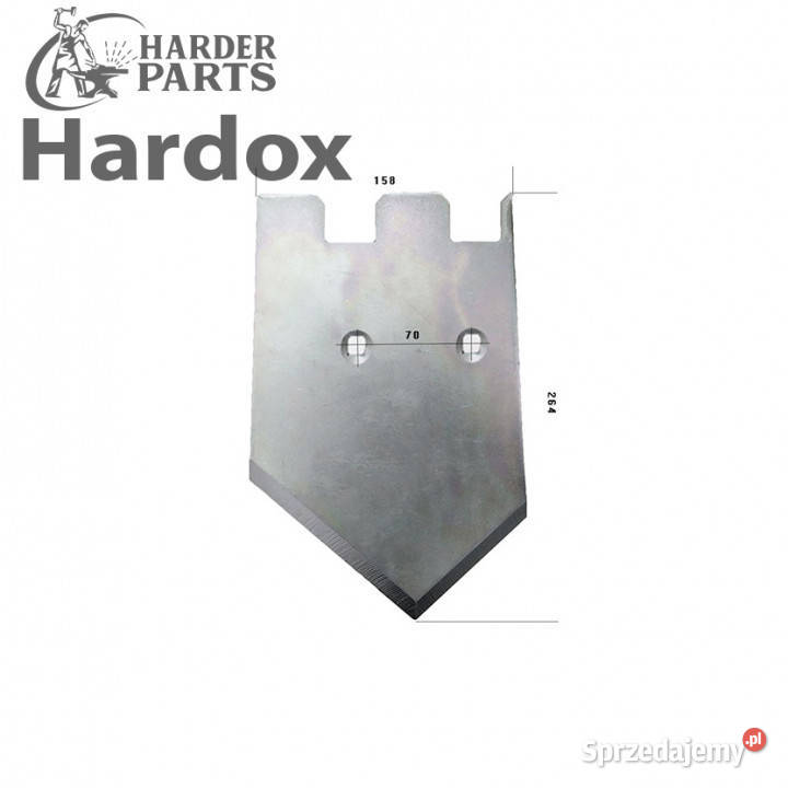 Lemiesz HARDOX 08900029P do kombajnu