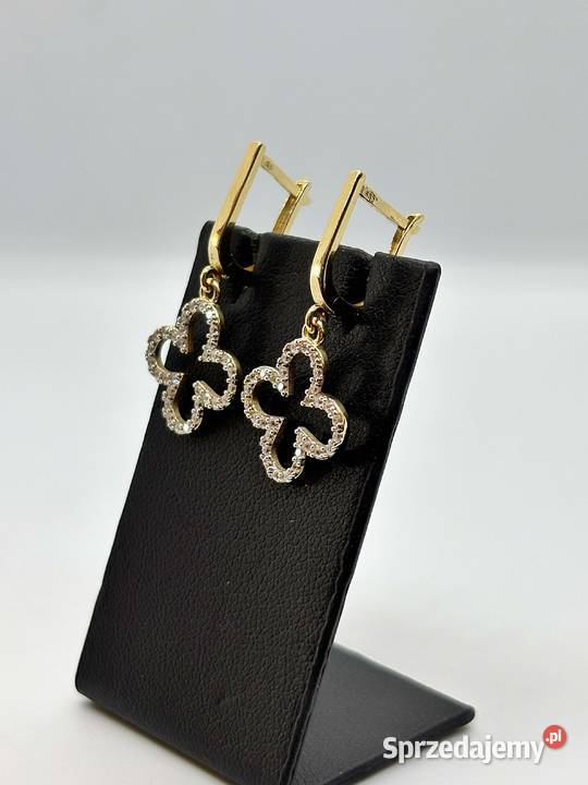 Nowe złote kolczyki pr 585 250g warmińsko-mazurskie Elbląg