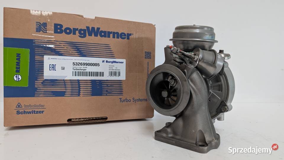 Turbosprężarka BorgWarner KKK Reman 53269900005 Siedlce
