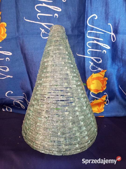 Lampa w kształcie piramidy ze szkła Łata 7080 Gdańsk sprzedam