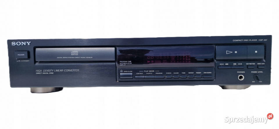 Cd player SONY 297 CDP297 odtwarzacz kompaktowy Międzychód