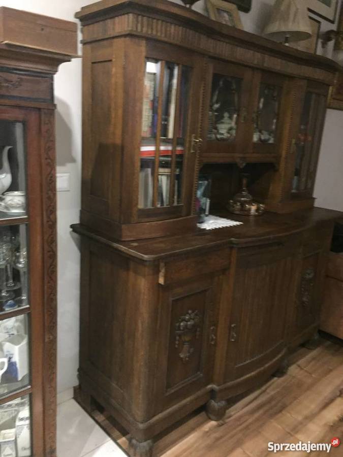 Antyczny kredens dębowy kujawsko-pomorskie Bydgoszcz