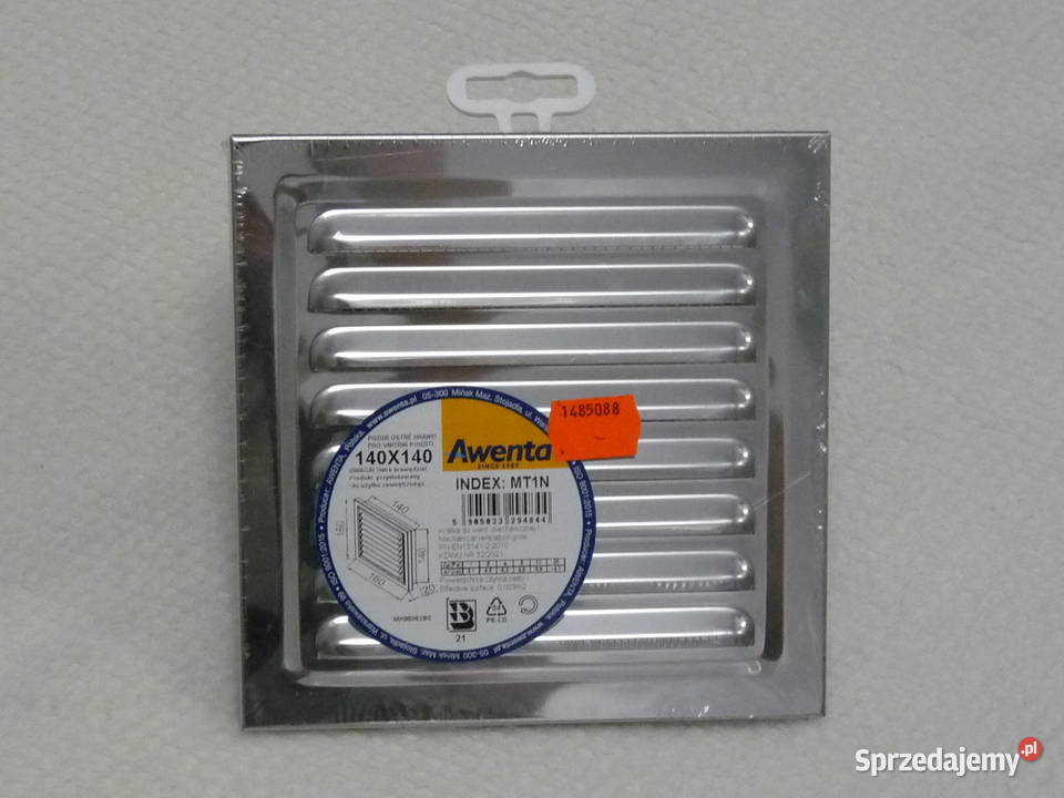 Kratka wentylacyjna 140x140 metalowa nierdzewna Kratki wentylacyjne Kraków