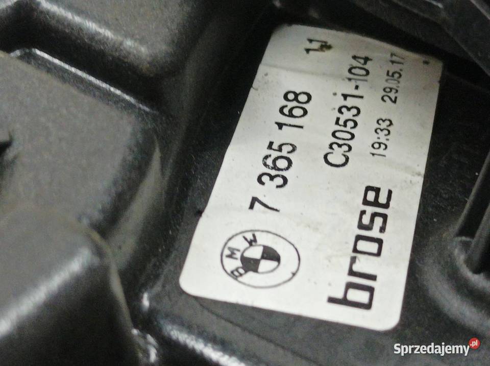 MECHANIZM SZYBY PRAWY TYŁ SEDAN Bmw Seria 5 VII sprzedam