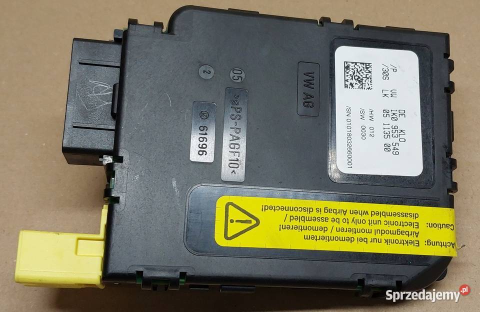 MODUŁ CZUJNIK KĄTA SKRĘTU VW AUDI SEAT SKODA osobowe Mielęcin