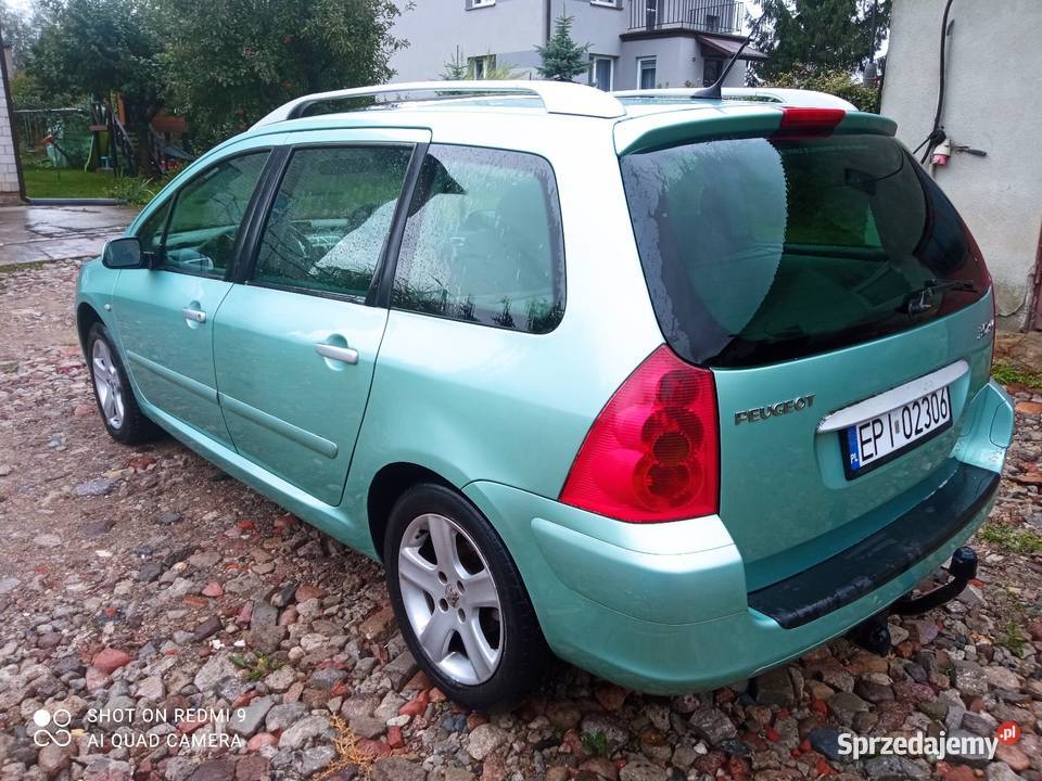 Peugeot 307SW 20 Gaz Hak wielofunkcyjna kierownica łódzkie Rzeczków