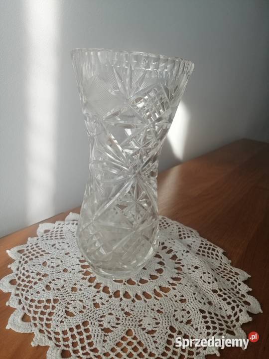 Kryształowy wazon, wazon z lat 80