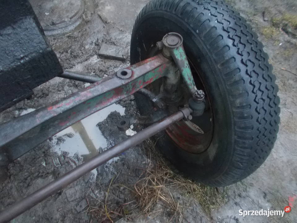 OS przednia do traktora z kolami zwrotnicami Nowy Targ