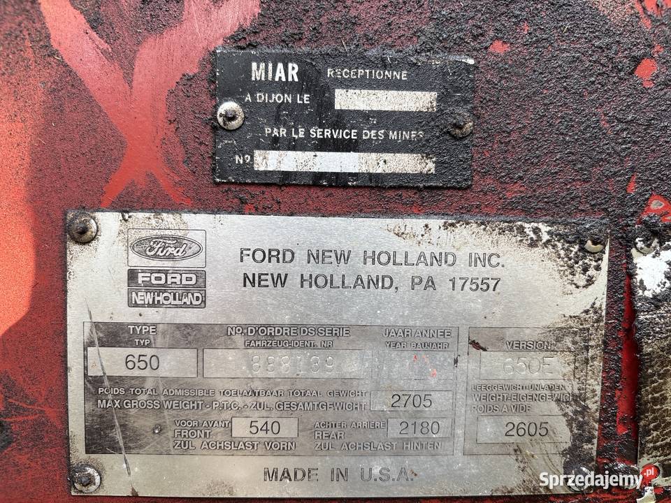 Prasa Holland 650 Siemień