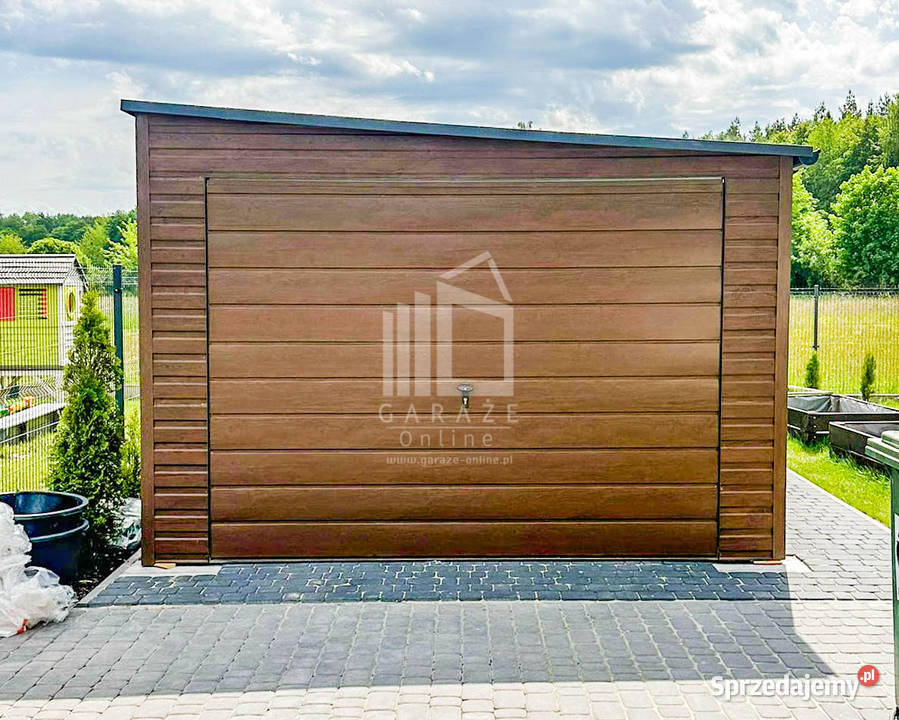 Garaż Blaszany 35x8m Wiata 1m Brama Uchylna Gryfice
