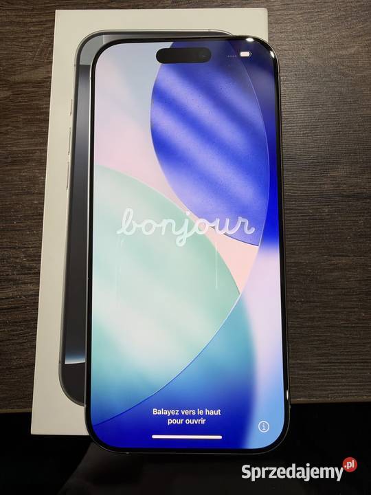 iPhone 16 pro 128 GB biały Telefony komórkowe wielkopolskie Czempiń