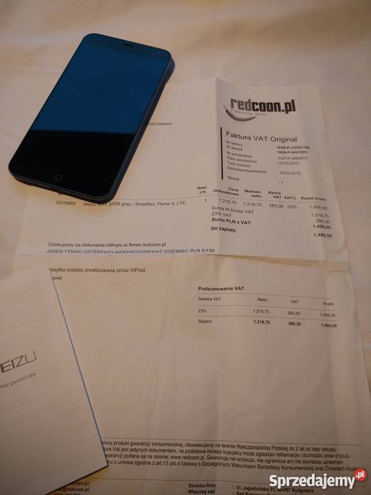 Meizu mx4 32GB kupiony w Polsce Gwarancja Lublin sprzedam