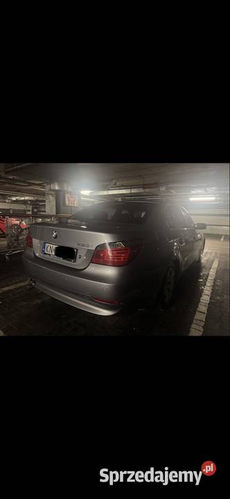 BMW Seria 5 520i srebrna LPG STAG 10 lat automatyczna małopolskie Nowy Sącz