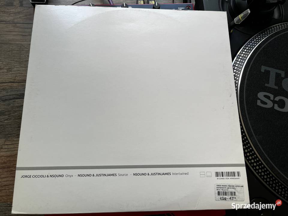 Jorge Ciccioli Nsound Justin James Exchange EP płyta winylowa